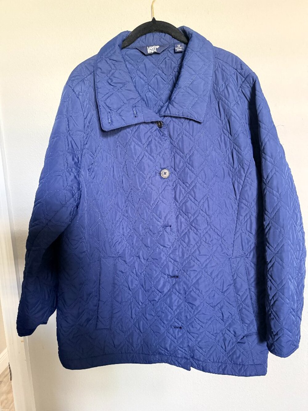 Lands End Quilted Jacket1x